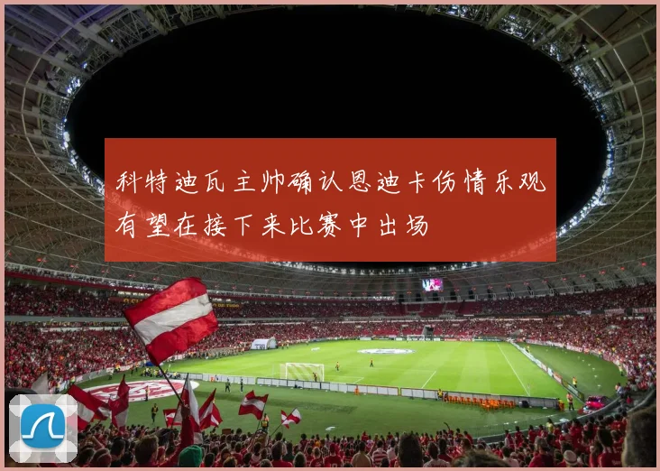 科特迪瓦主帅确认恩迪卡伤情乐观有望在接下来比赛中出场